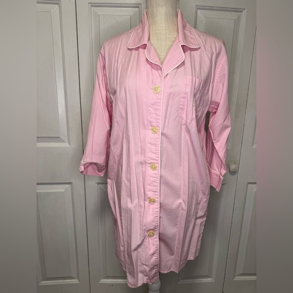 Ralph Lauren Other - VTG Lauren Ralph Lauren Nightgown Light Pink Night Shirt M